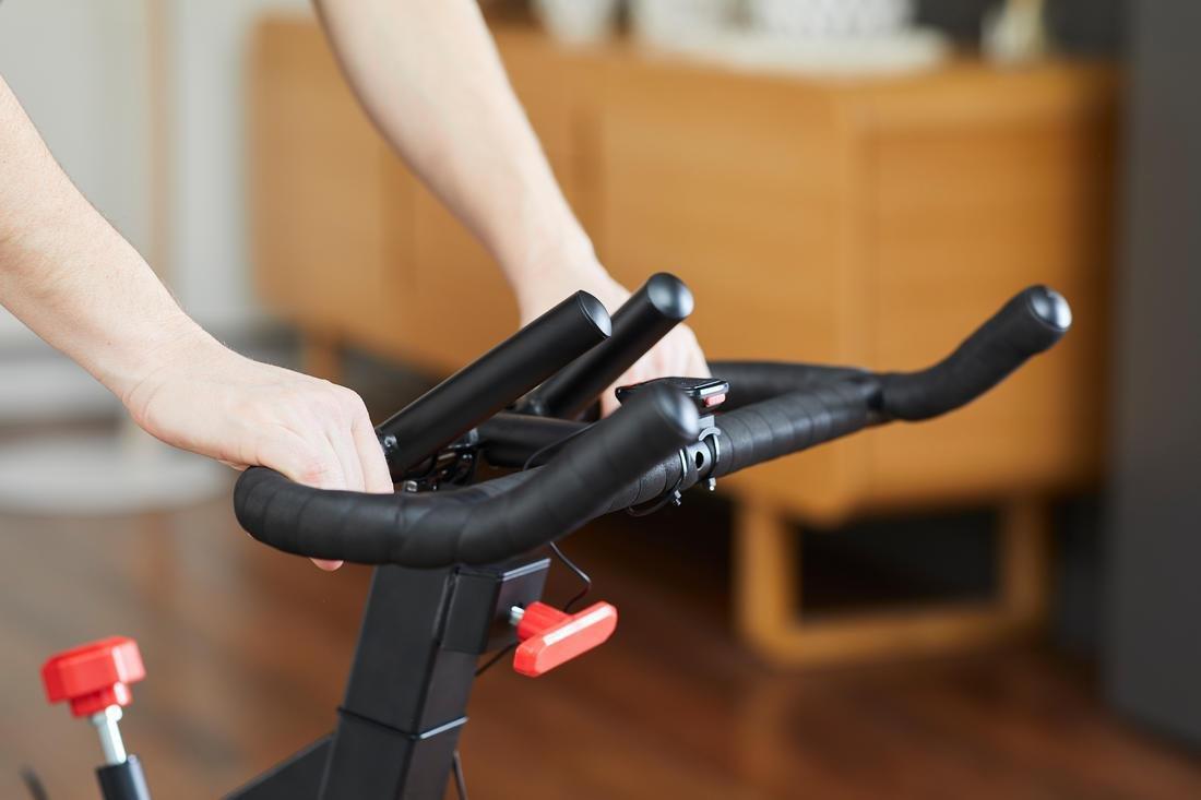 Basic Exercise Bike 100, Black, No Color, large image number 6