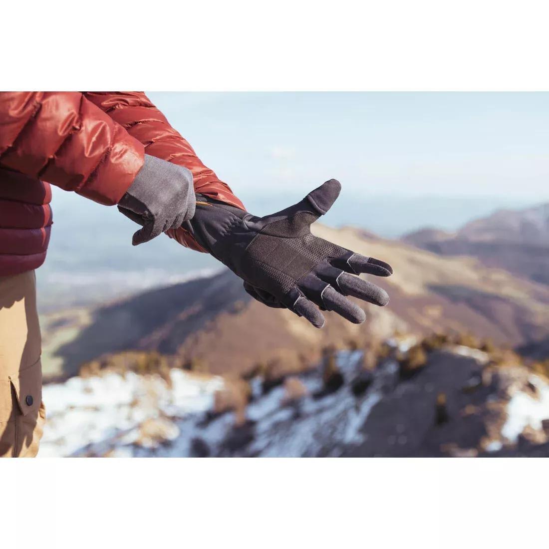 BLACK Adult Warm and Windproof Glove-Mittens - Black, No Color, large image number 1