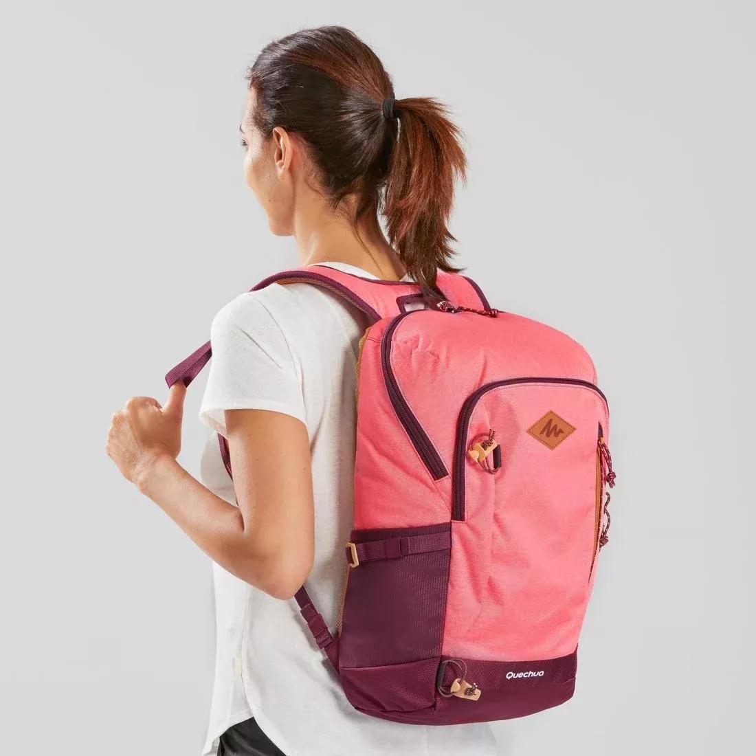 Country Walking Backpack - Nh500, Pink, No Color, large image number 12