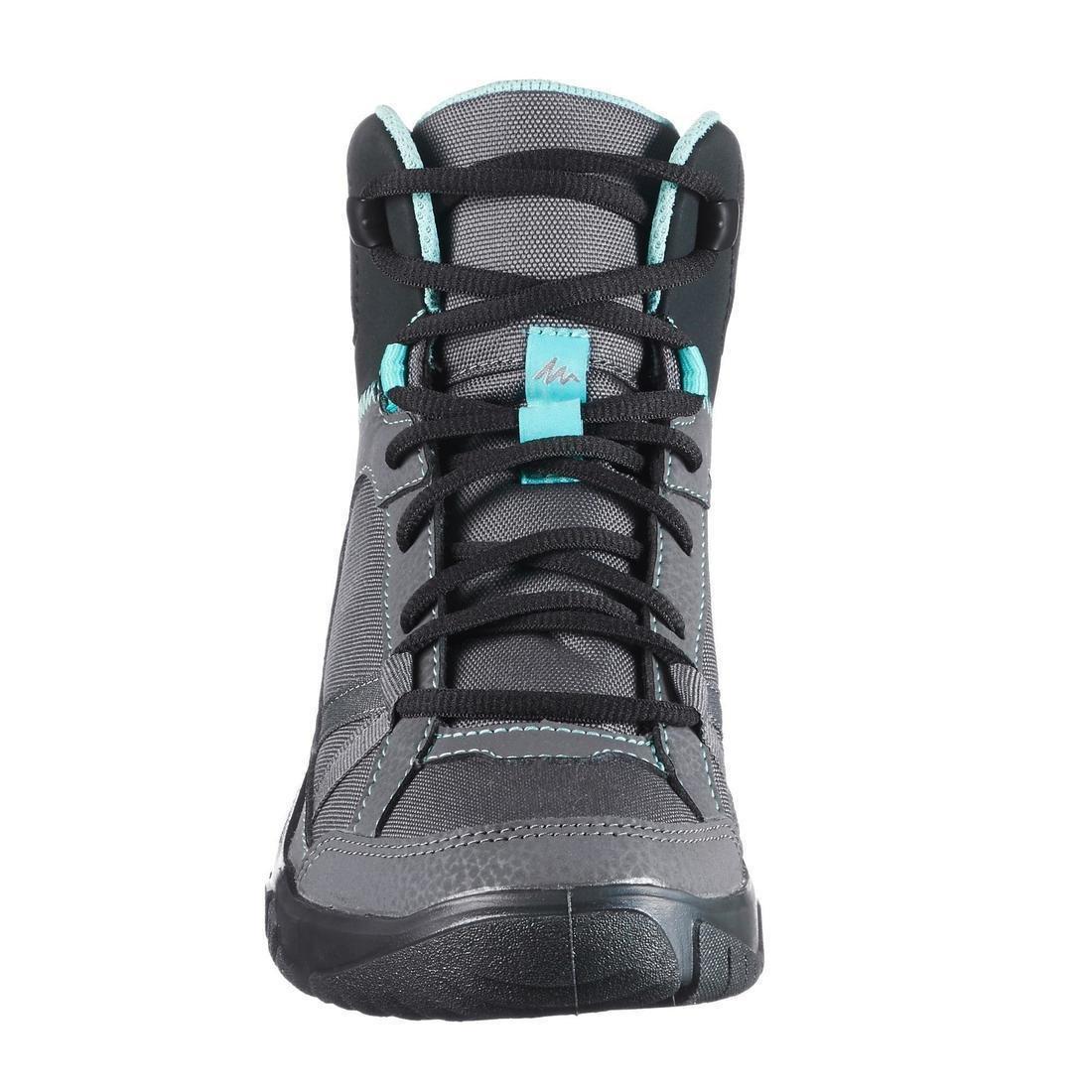 Womens Country Walking Shoes - Nh100 Mid, Granite, , large image number 2