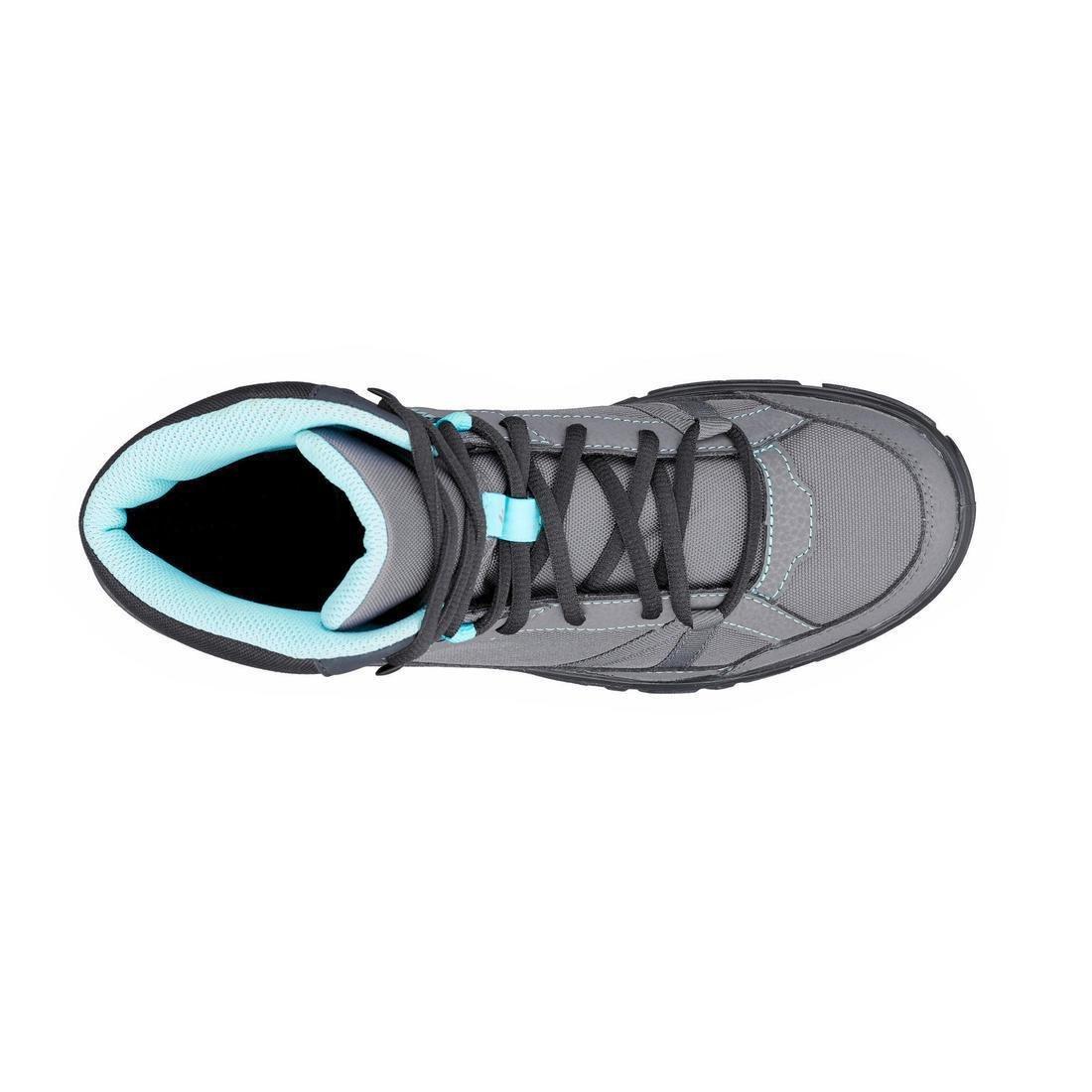 Womens Country Walking Shoes - Nh100 Mid, Granite, , large image number 3