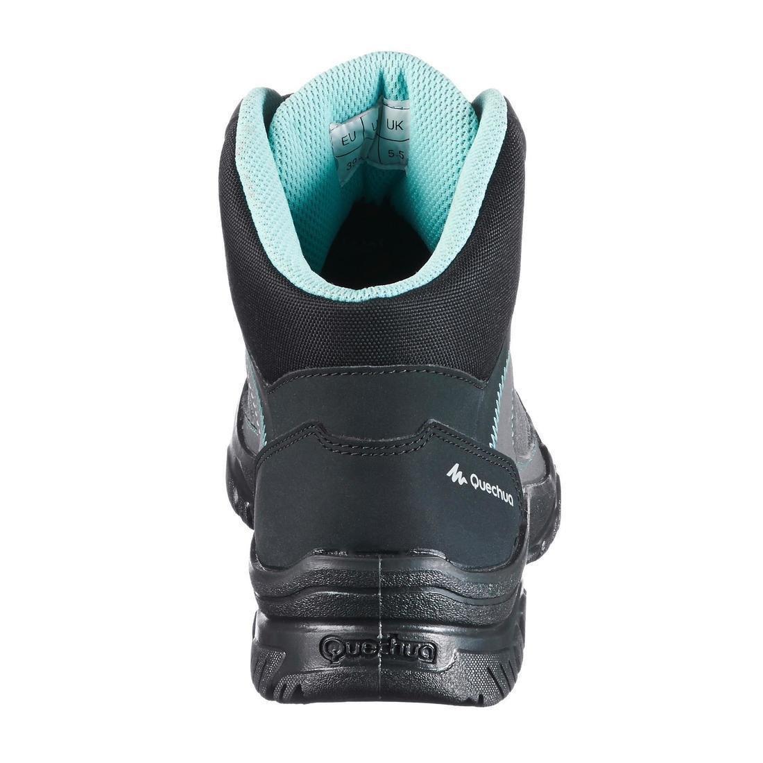 Womens Country Walking Shoes - Nh100 Mid, Granite, , large image number 4