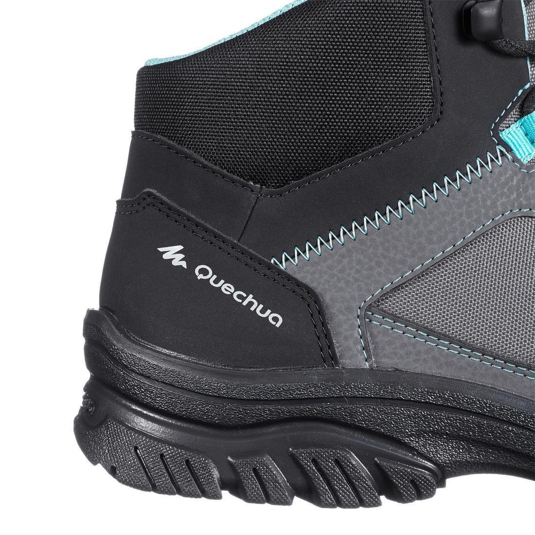 Womens Country Walking Shoes - Nh100 Mid, Granite, , large image number 12