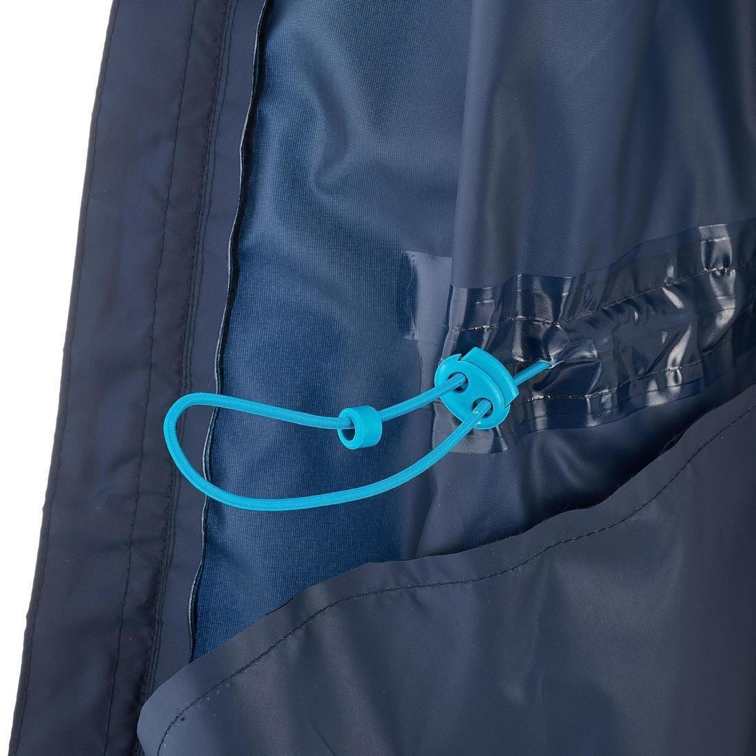 Womens Raincut Zip Waterproof Nature Hiking Jacket, Navy, , large image number 8