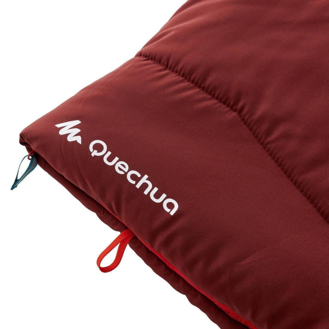 QUECHUA - Cotton Camping Sleeping Bag, Brown