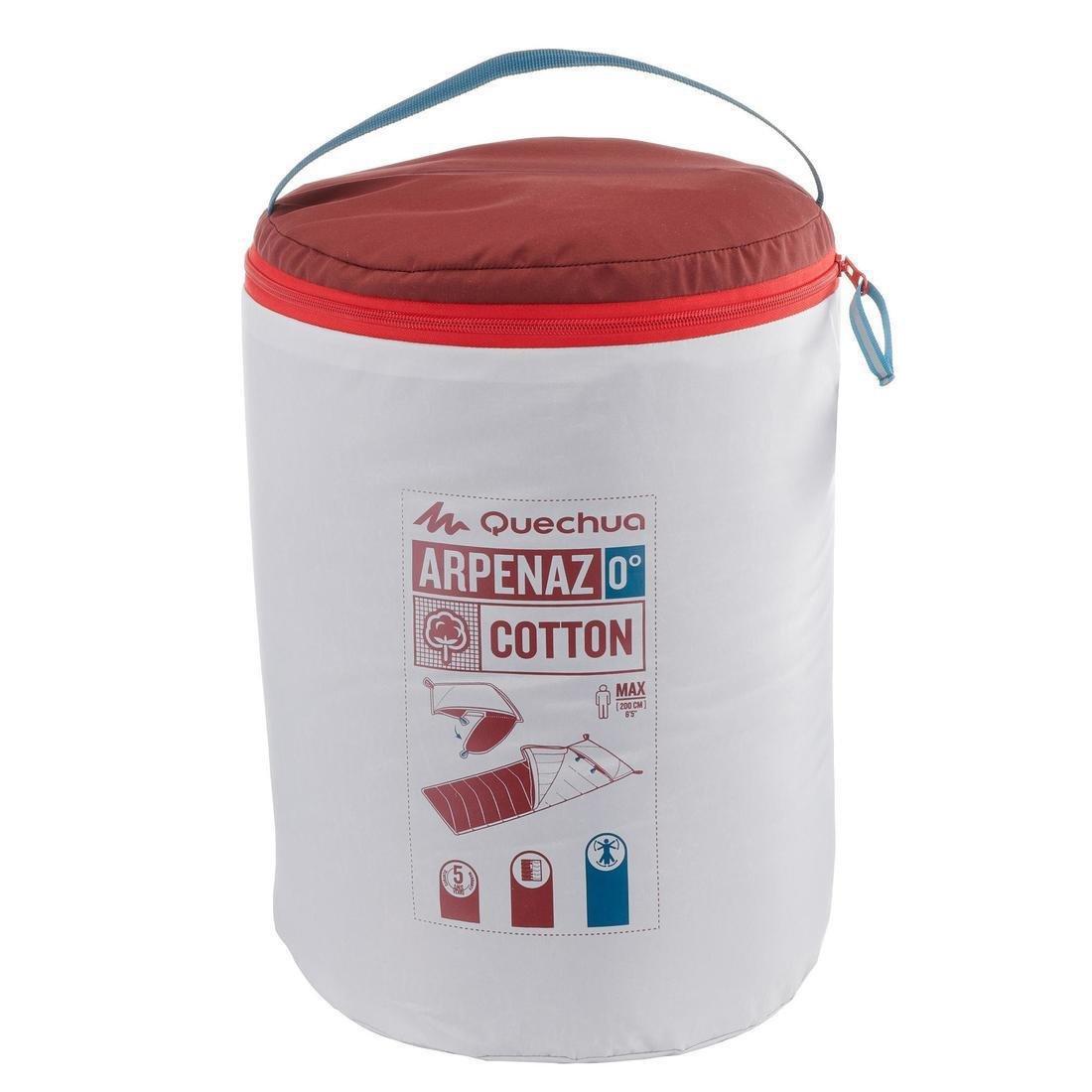 Cotton Camping Sleeping Bag, Brown, No Color, large image number 8