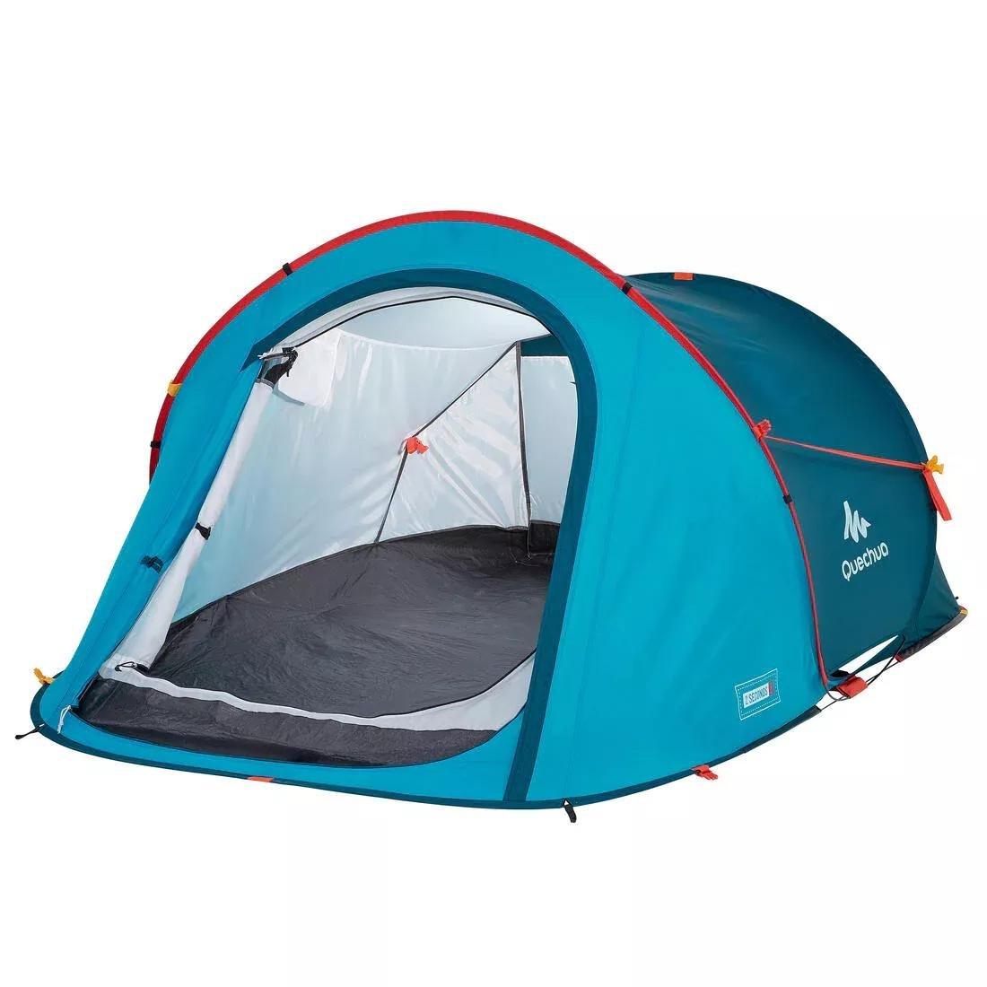 Seconds Easy 2 Tent Khaki - 2 People, Blue, No Color, large image number 1