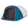 QUECHUA - Camping Tent  2 Seconds Fresh And Black 2 Person, White