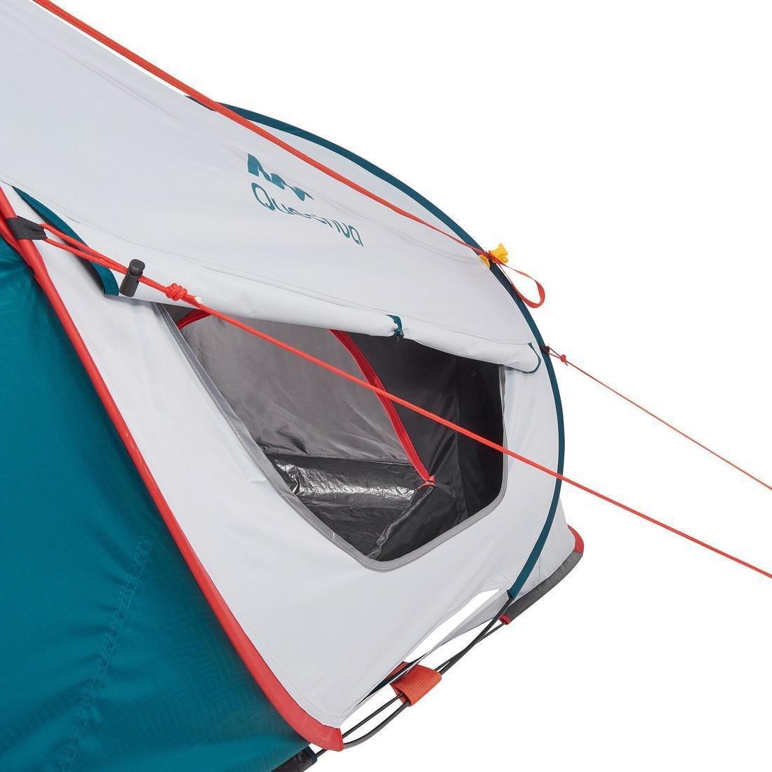 Camping Tent, 2 Seconds, Fresh And Black, 3 Person, White, No Color, large image number 8