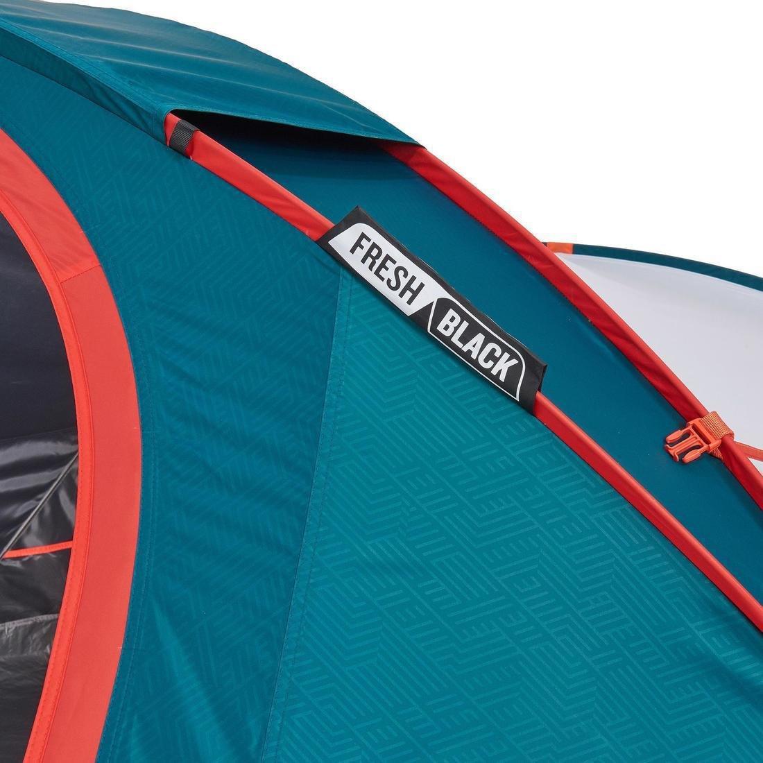 Camping Tent, 2 Seconds, Fresh And Black, 3 Person, White, No Color, large image number 11