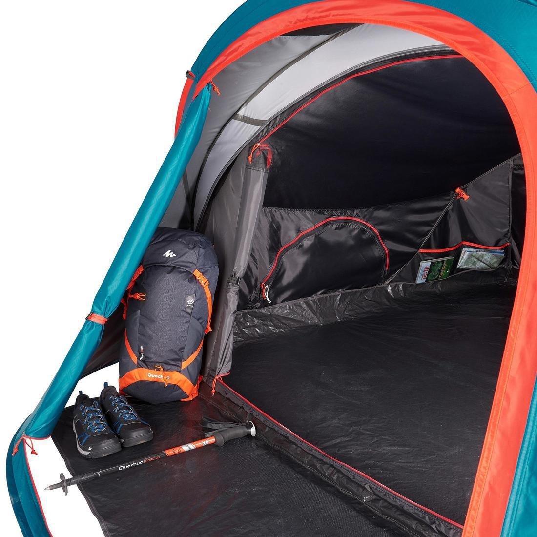 Camping Tent, 2 Seconds, Fresh And Black, 3 Person, White, No Color, large image number 12