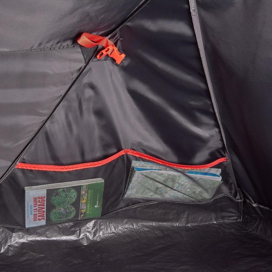 Camping Tent, 2 Seconds, Fresh And Black, 3 Person, White, No Color, large image number 13