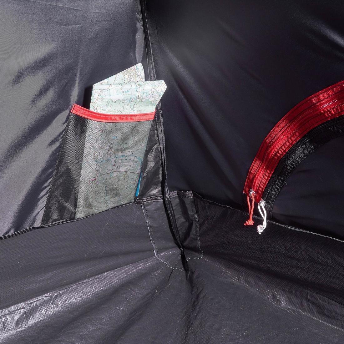 Camping Tent Arpenaz, Fresh And Black, 2 Person, White, No Color, large image number 4