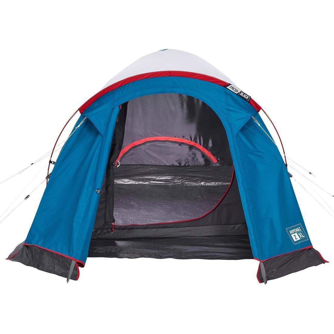Camping Tent Arpenaz, Fresh And Black, 2 Person, White, No Color, large image number 12