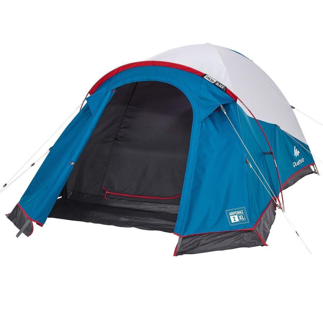 Camping Tent Arpenaz, Fresh And Black, 2 Person, White, No Color, large image number 14