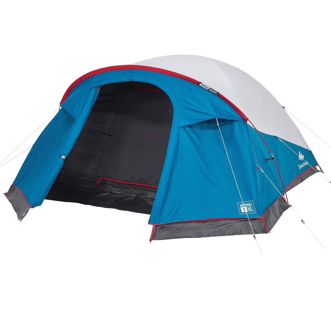 Three-Person Camping Tent, White, No Color, large image number 4