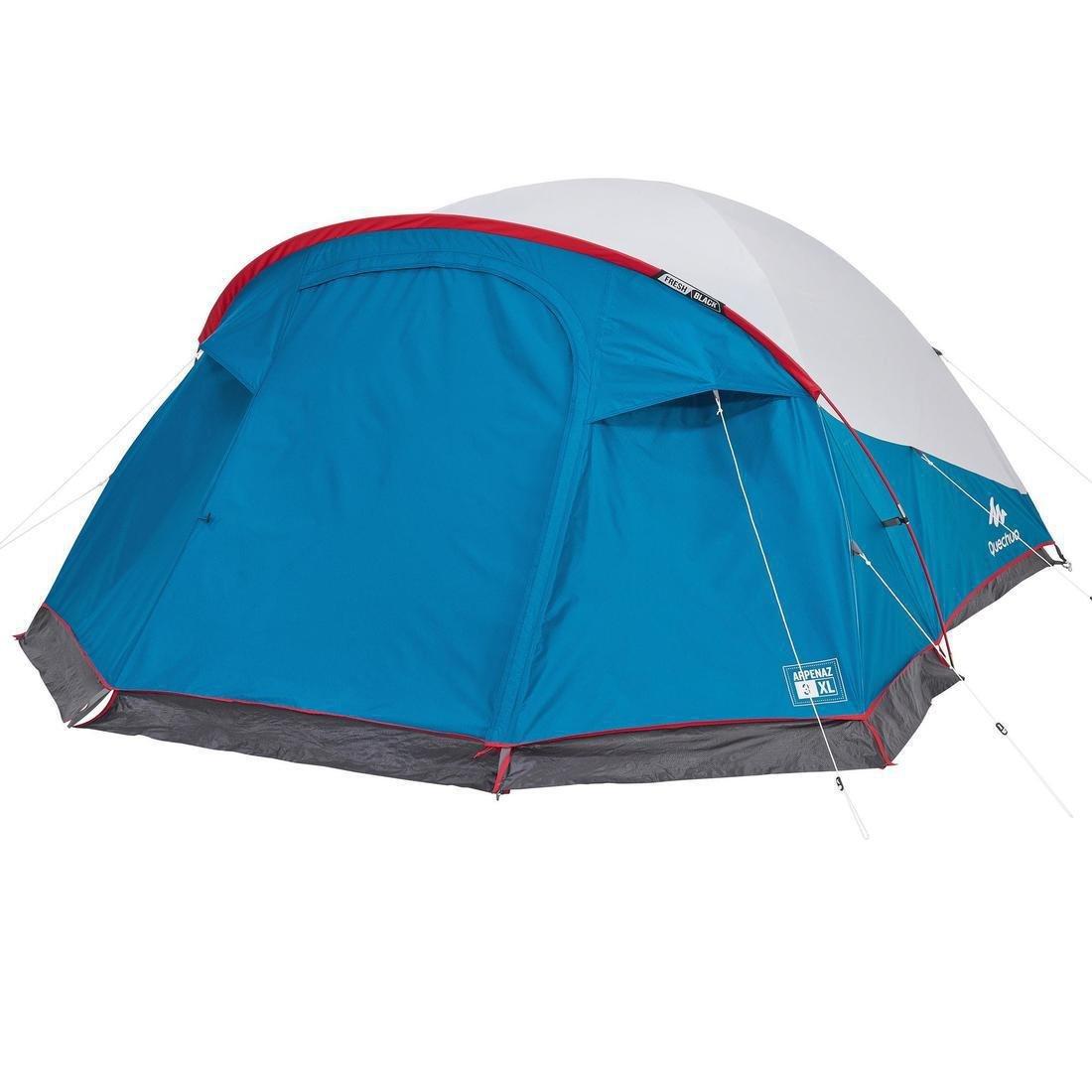 Three-Person Camping Tent, White, No Color, large image number 5