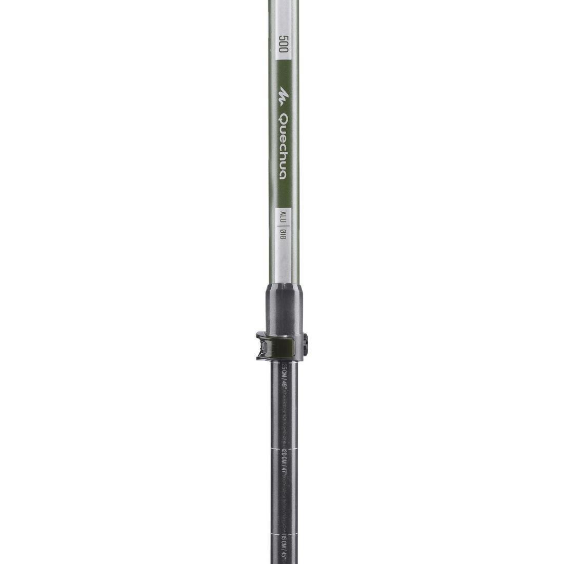 Quick-Adjustment Walking Pole, Green, No Color, large image number 3