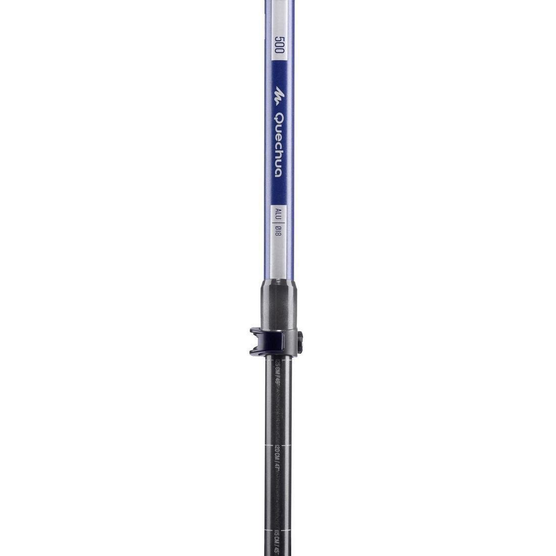 Quick-Adjustment Walking Pole, Black, No Color, large image number 2