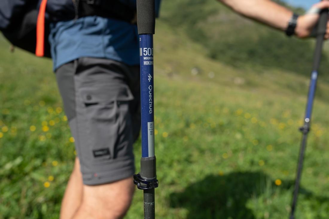Quick-Adjustment Walking Pole, Black, No Color, large image number 6