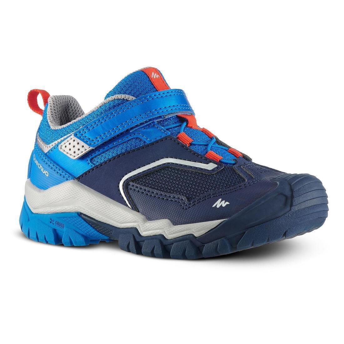 Kids Unisex Low Top Mountain Walking Shoes Crossrock, Blue, No Color, medium