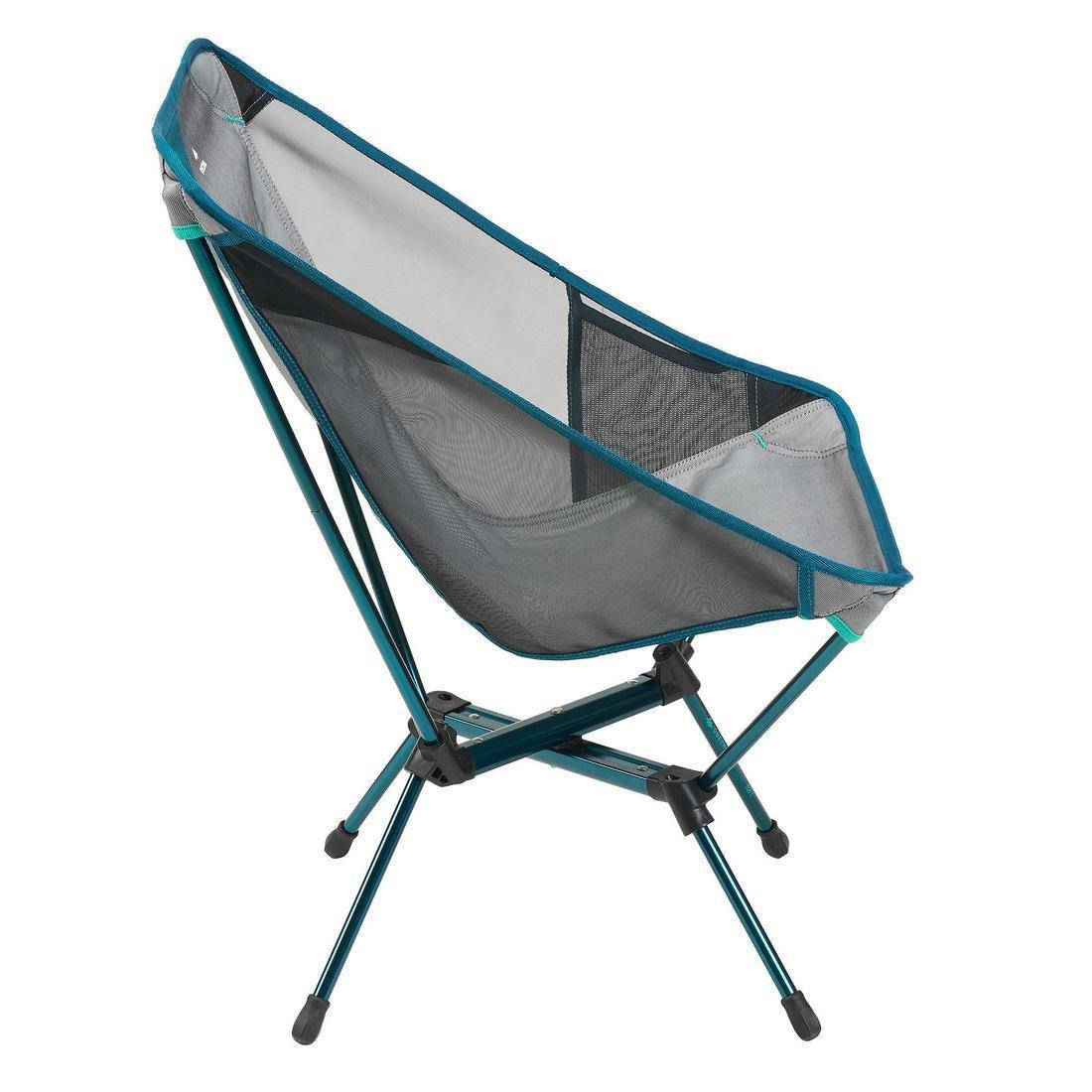 QUECHUA - Folding Camping Chair, Grey