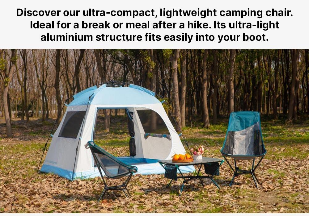 Folding Camping Chair, Grey, No Color, large image number 19