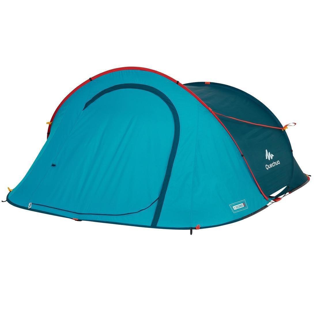 2 Seconds Easy Camping Tent, Sleeps 3, Blue, No Color, large image number 4