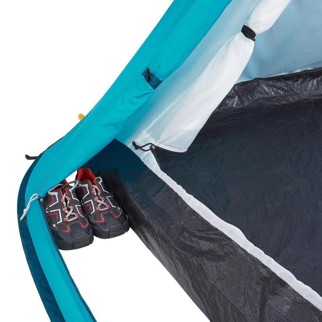 QUECHUA - 2 Seconds Easy Camping Tent, Sleeps 3, Blue