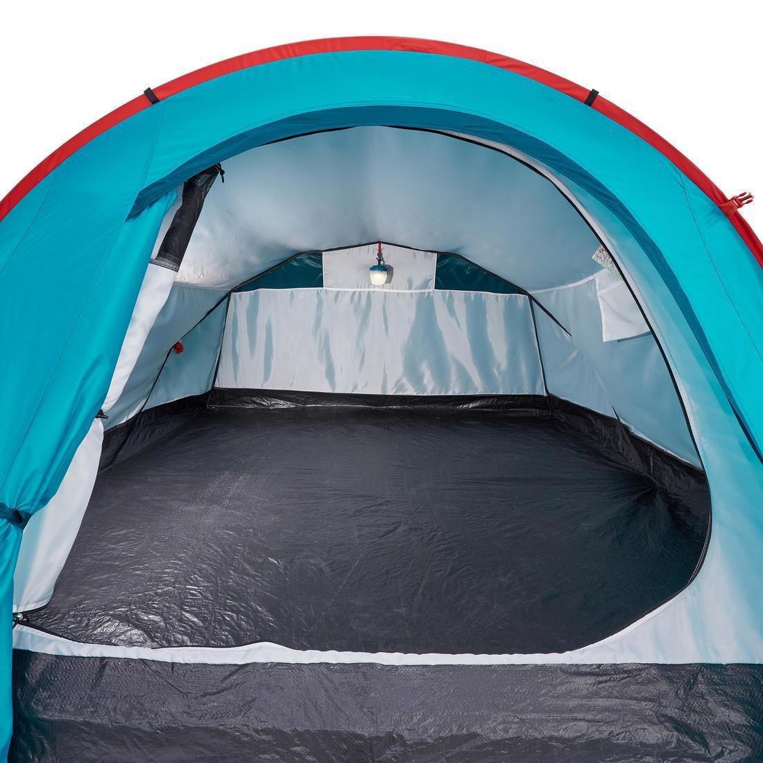 QUECHUA - 2 Seconds Easy Camping Tent, Sleeps 3, Blue