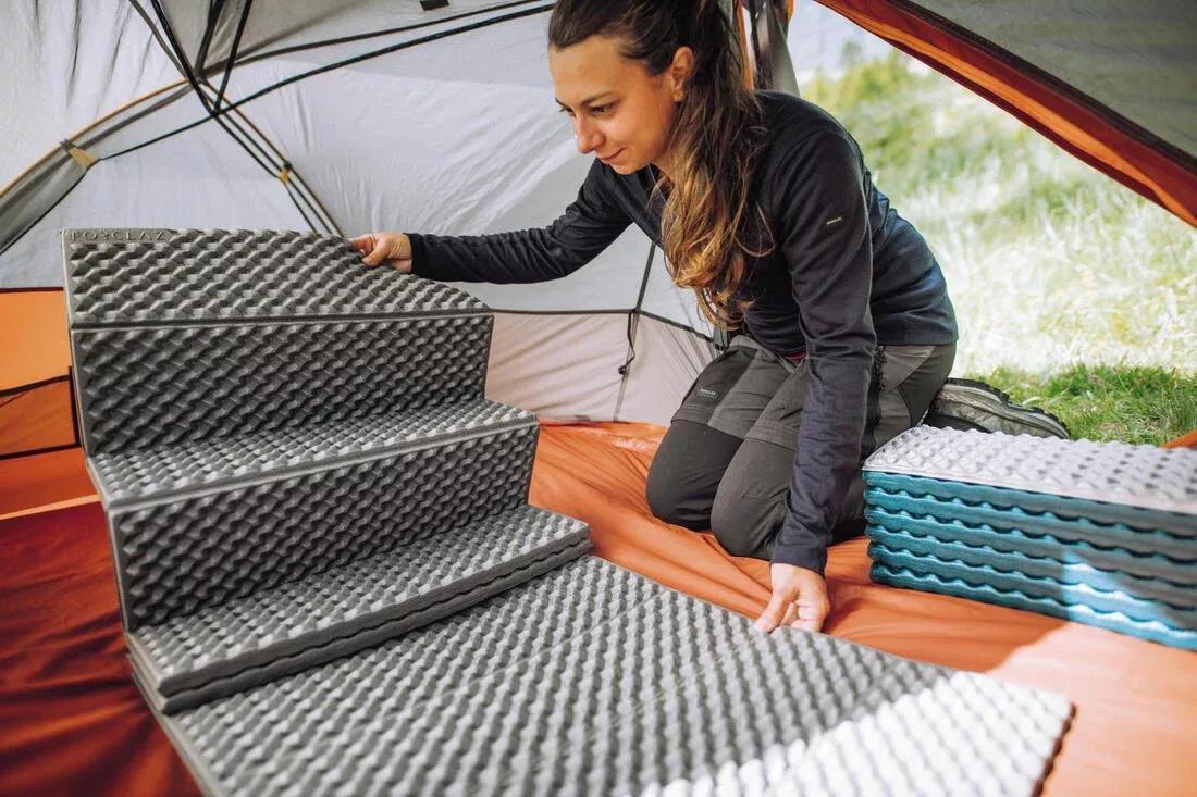 Foam Folding Mattress, Grey, No Color, large image number 7