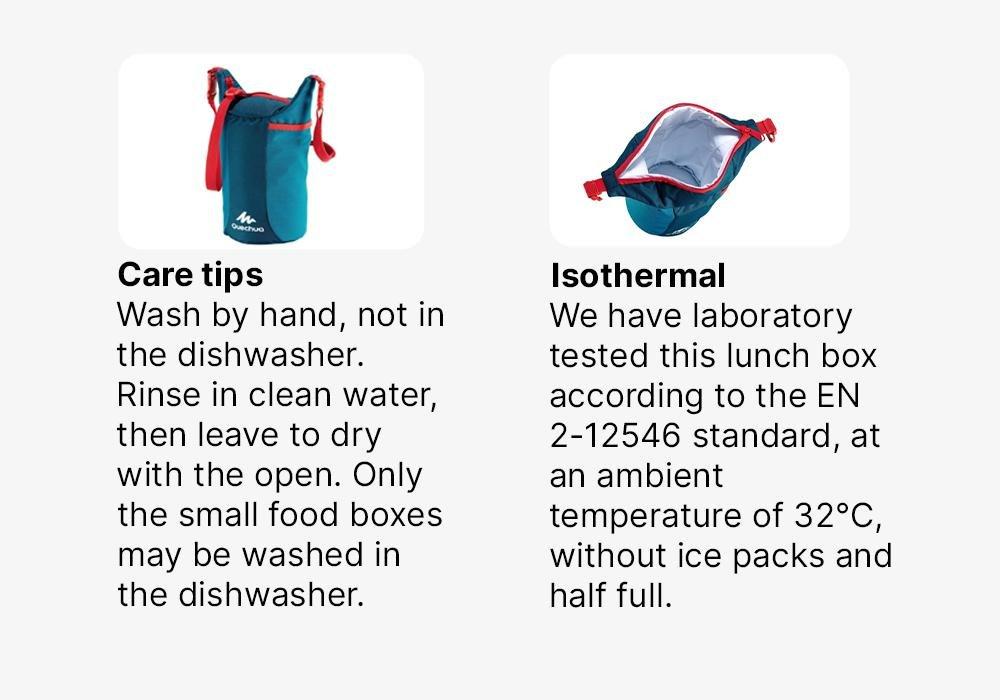 Isothermal Lunch Box, 1 Food Box Included, Blue, No Color, large image number 11