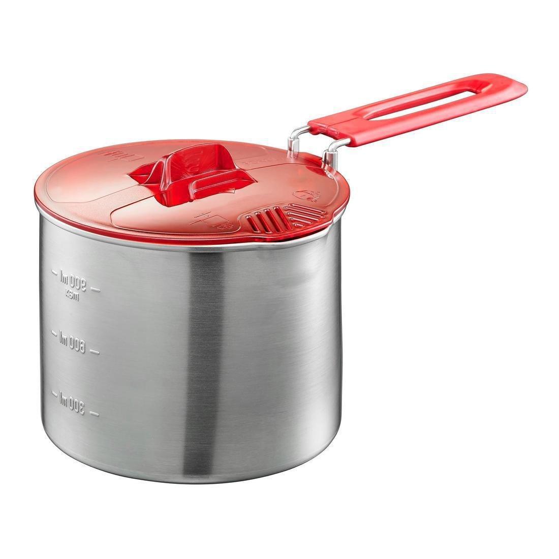 Stainless Steel 1 Person Cooking Set, Grey, No Color, large image number 1