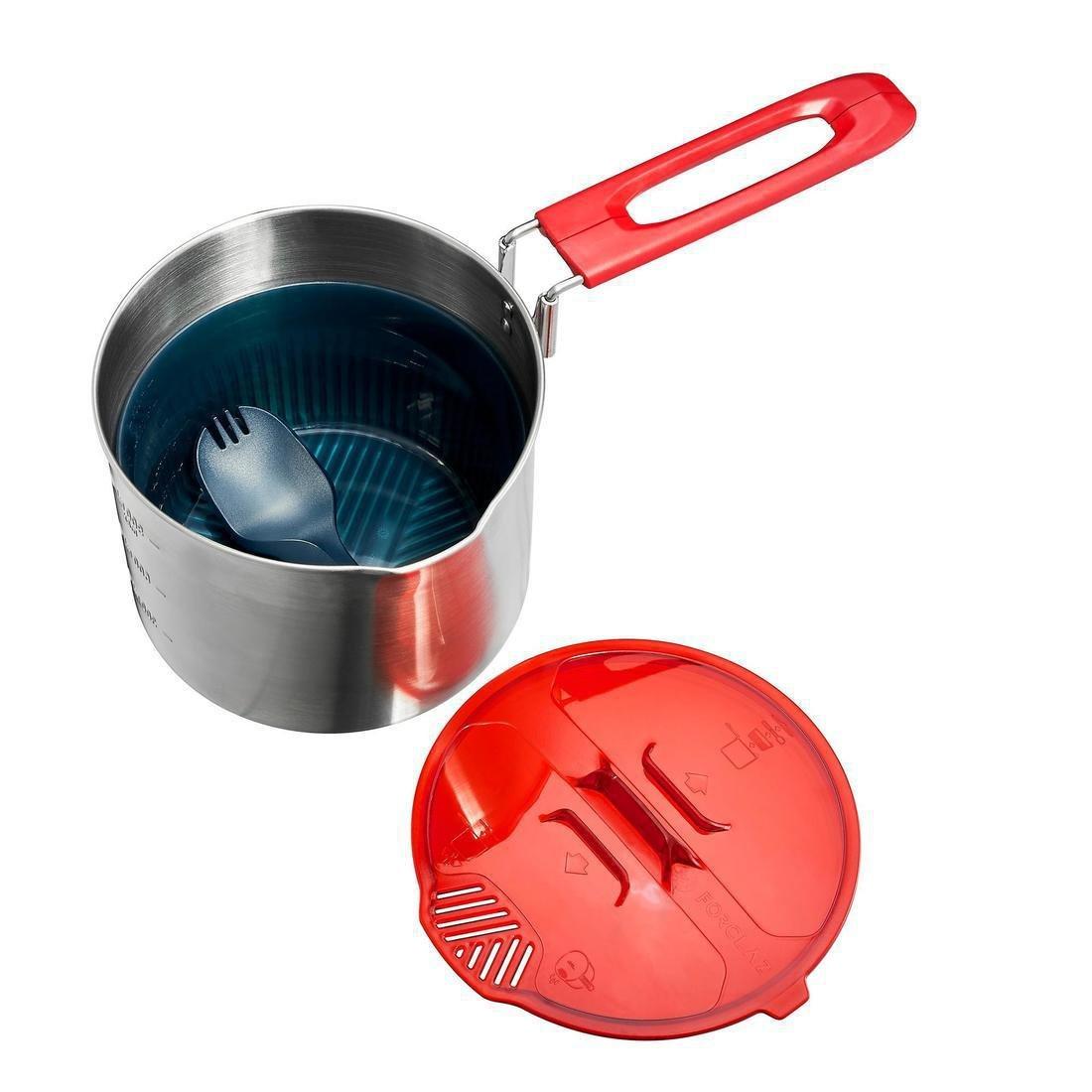 Stainless Steel 1 Person Cooking Set, Grey, No Color, large image number 2