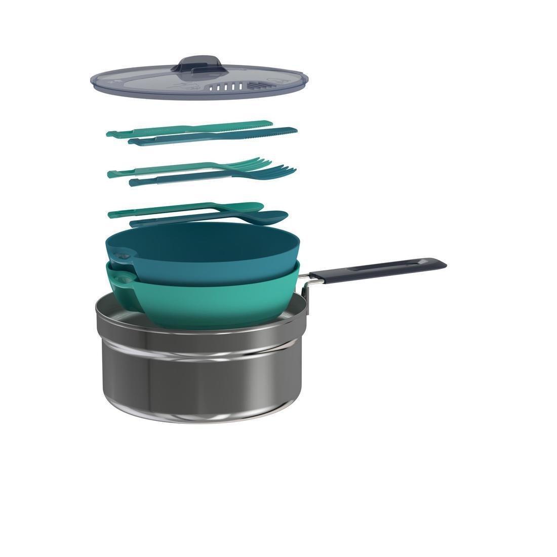 Camping Cooking Set For 2, Grey, No Color, large image number 11
