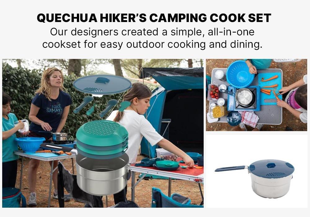 Camping Cooking Set For 2, Grey, No Color, medium