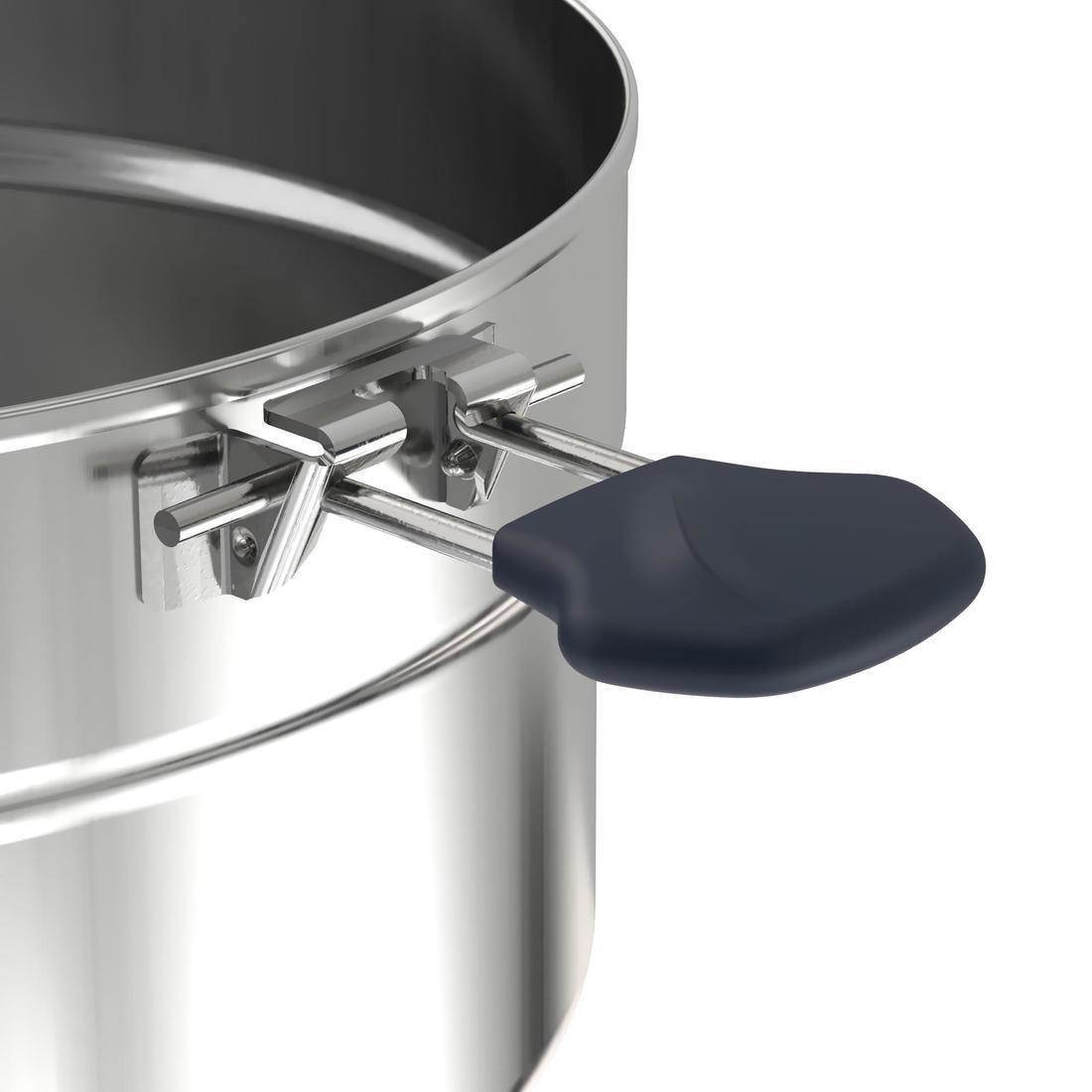 Stainless Steel Camping Cook Set, Grey, No Color, large image number 4
