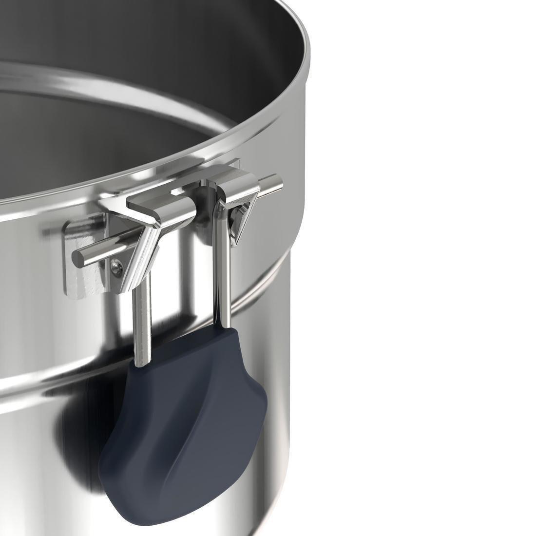 Stainless Steel Camping Cook Set, Grey, No Color, large image number 6