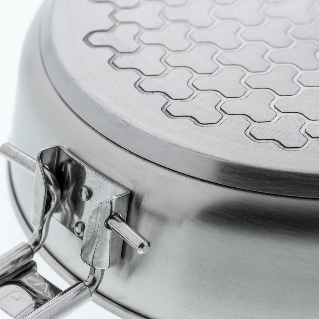 Stainless Steel Camping Cook Set, Grey, No Color, large image number 9