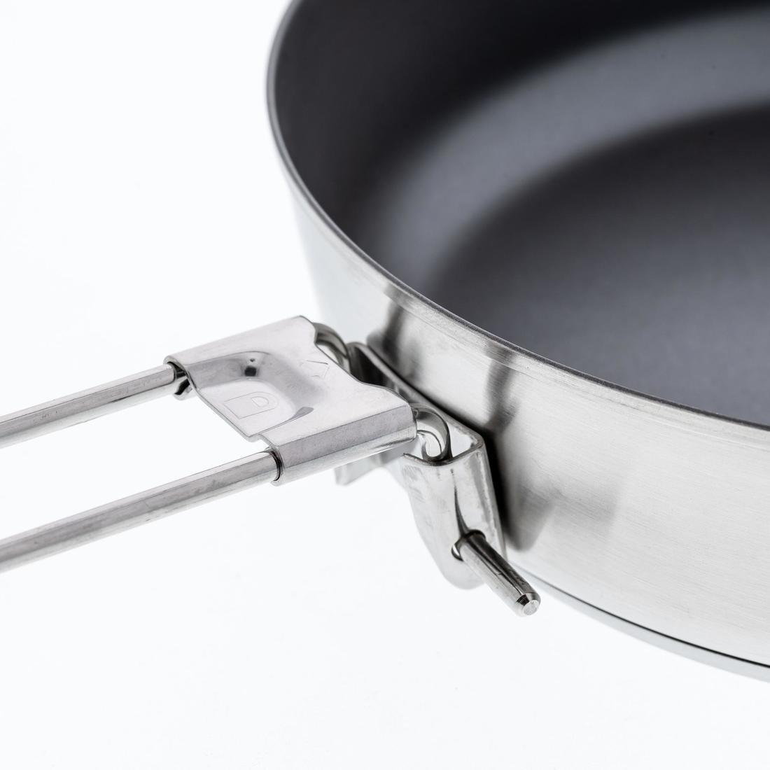 Stainless Steel Camping Cook Set, Grey, No Color, large image number 10