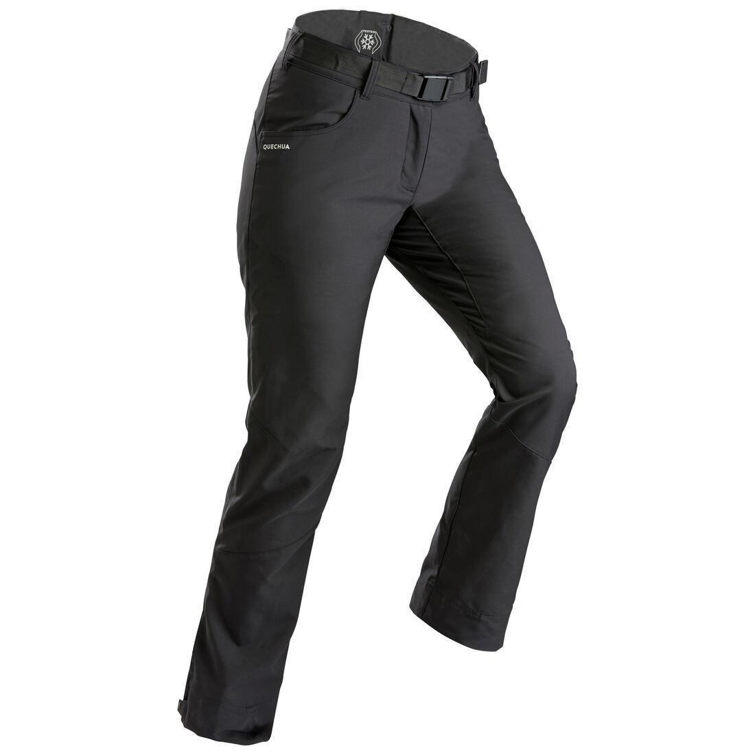 Women's Water-Repellent Walking Trousers, Navy, No Color, large image number 9