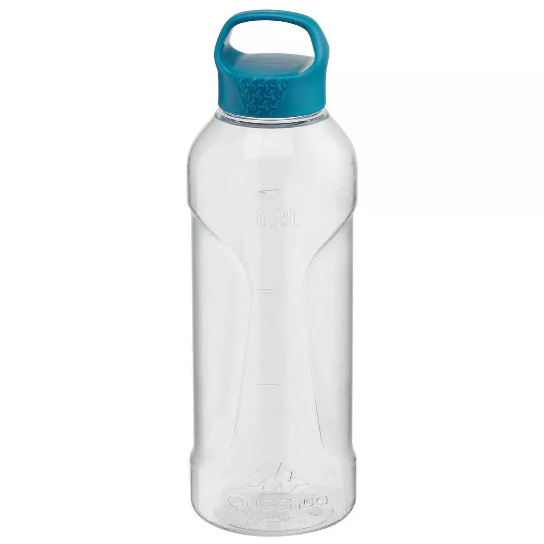 Plastic Screw-Top Flask, Blue, No Color, large image number 0