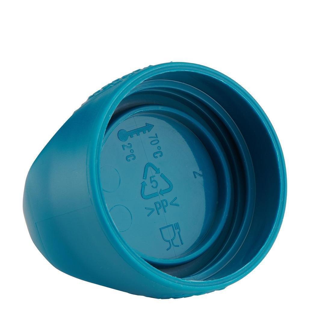 QUECHUA - Plastic Screw-Top Flask, Blue