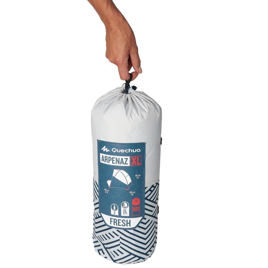 Two-Person Camping Shelter With Pole, White, No Color, large image number 3