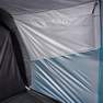 QUECHUA - Camping Tent With Poles Arpenaz 4.1 Fresh And Black - 4 Persons 1 Bedroom, Blue