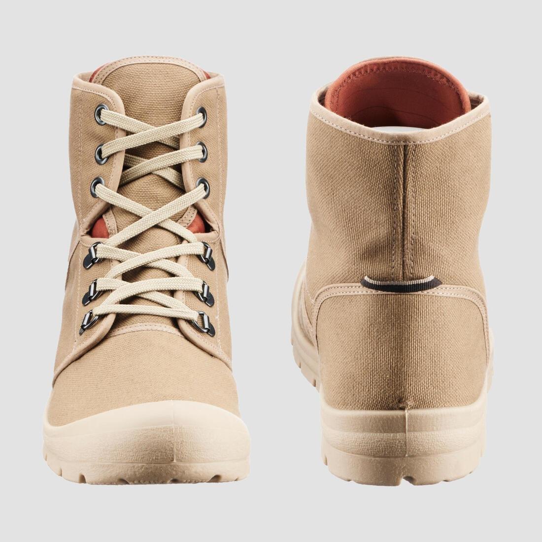 Unisex Desert Trekking Beige-Proof Boots Desert 500, Brown, No Color, large image number 3