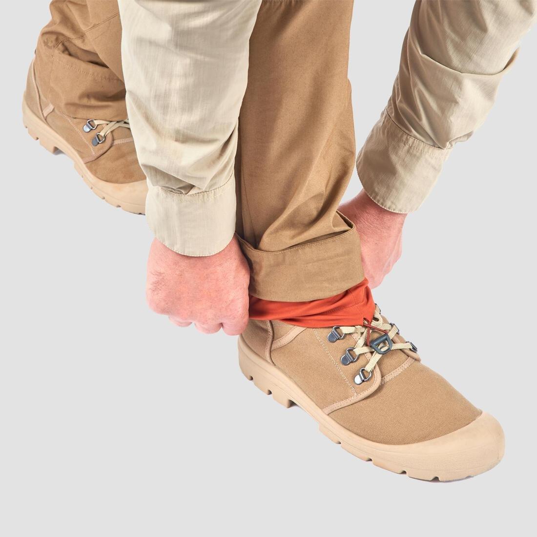 Unisex Desert Trekking Beige-Proof Boots Desert 500, Brown, No Color, large image number 6