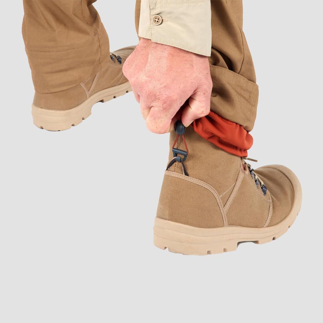 Unisex Desert Trekking Beige-Proof Boots Desert 500, Brown, No Color, large image number 7