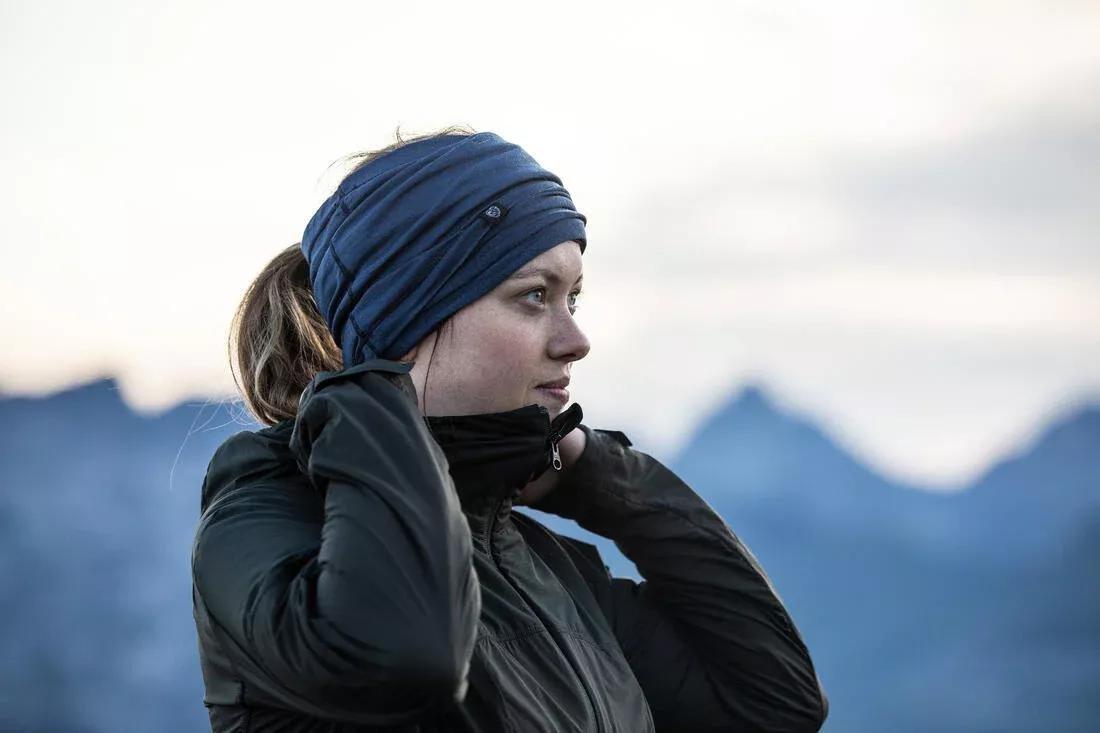 Multi-Position Merino Wool Tube Scarf, Grey, No Color, medium