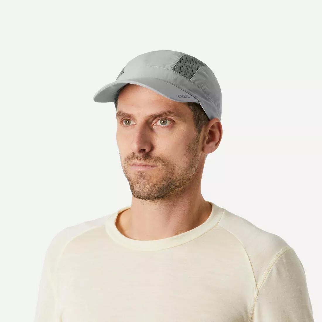 Ventilated Trekking Cap, Mt500, Steel Grey, No Color, large image number 0